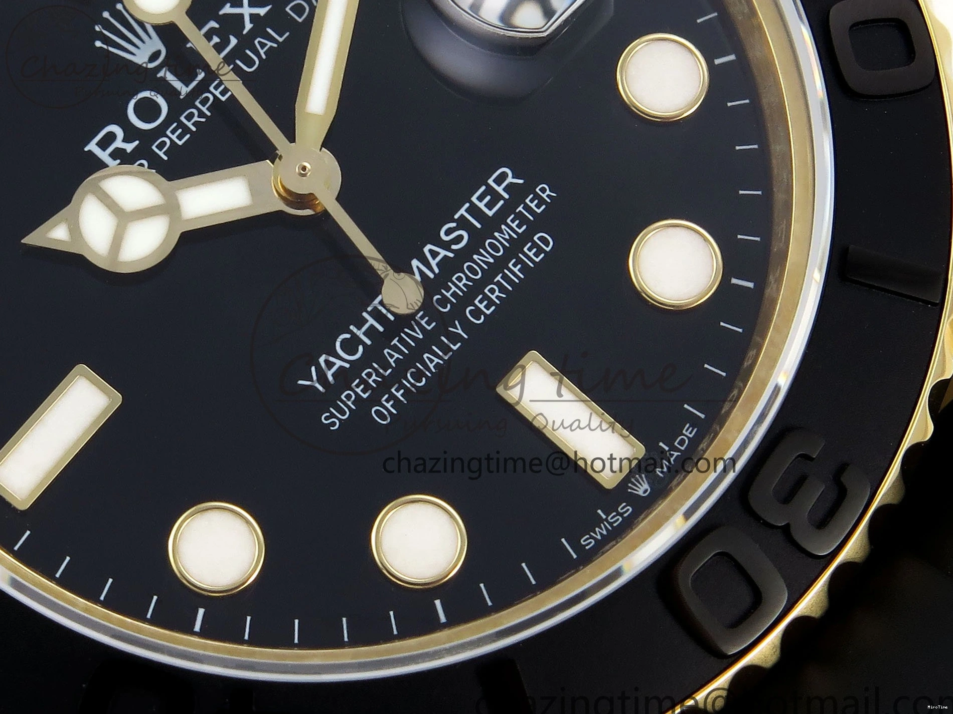 MiroTime 0121 Yacht-Master 226658 KF 1:1 Best Edition YG Wrapped on Oysterflex Strap VR3235 (Gen Weight) Classic 1626